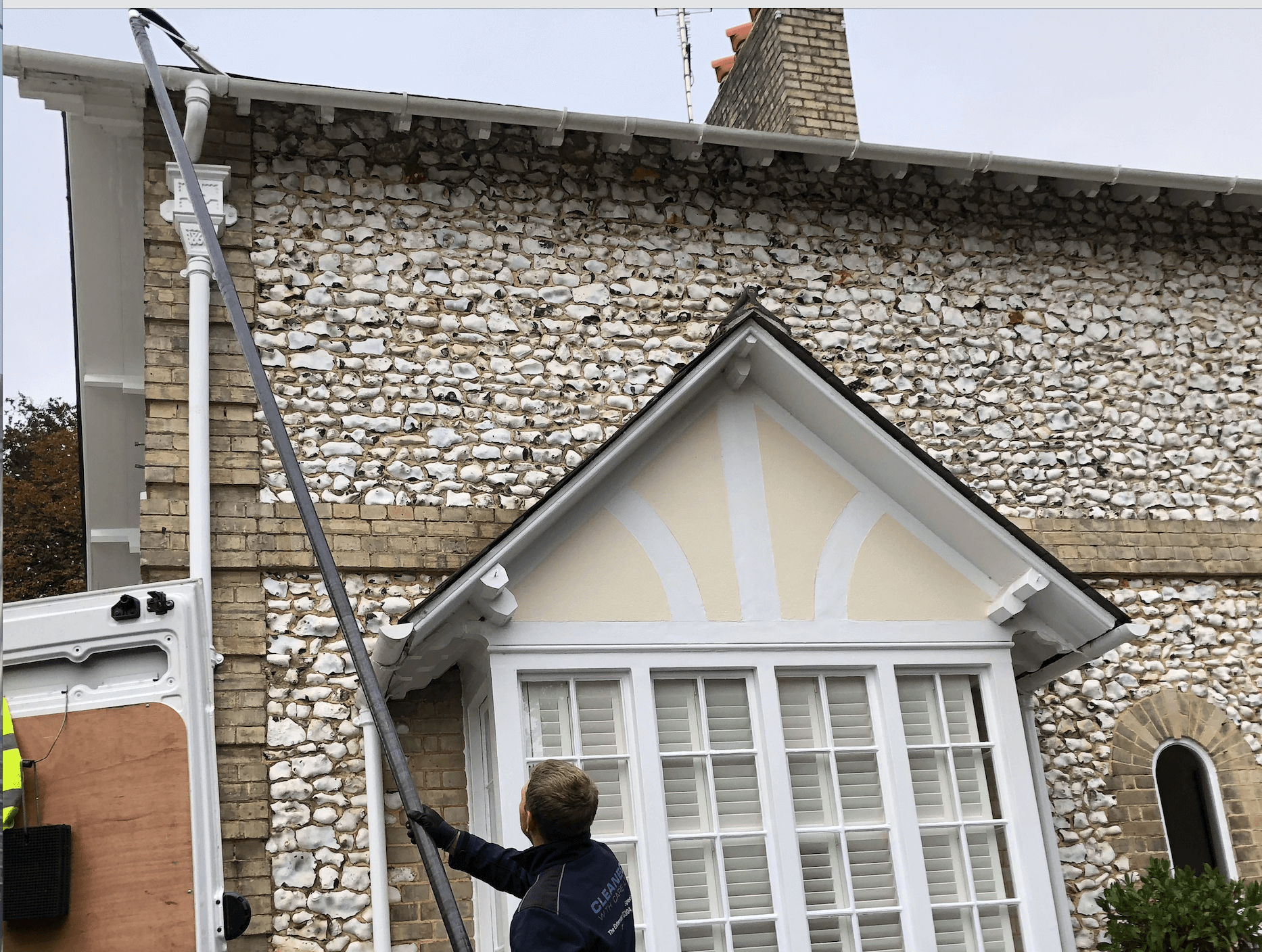 Professional gutter cleaning tools and equipment used by The Roof Moss Cleaners in Windsor